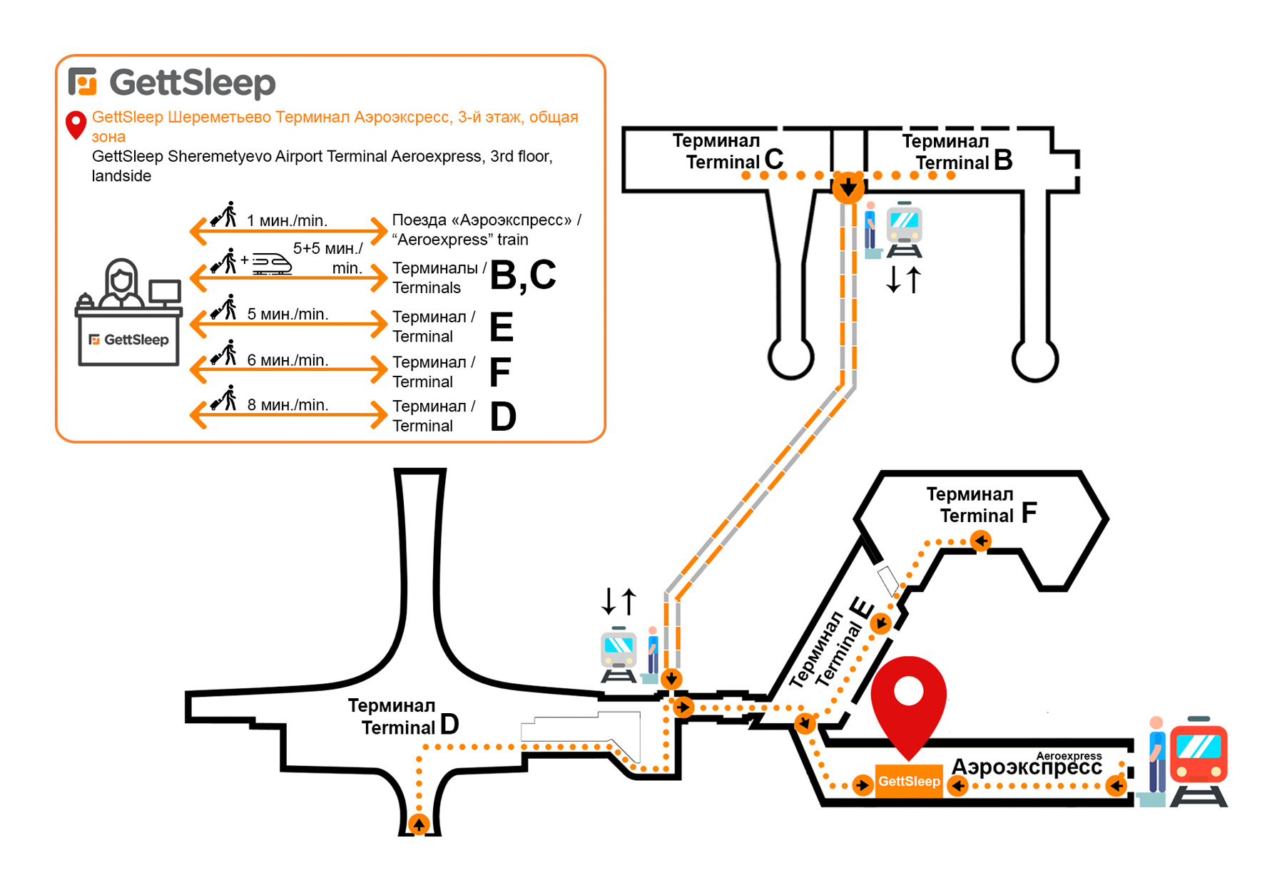 GettSleep - Capsule Hotel at Sheremetyevo| hotel at the airport